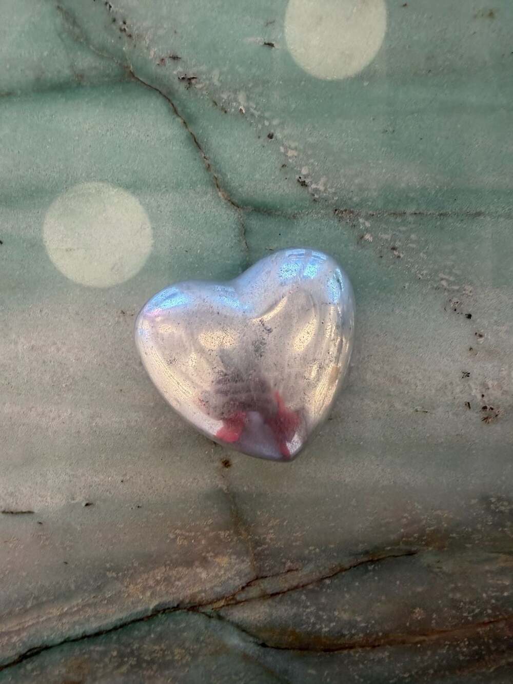 Nambe Amore Alloy Heart Bowl Silver Decorative Paperweight